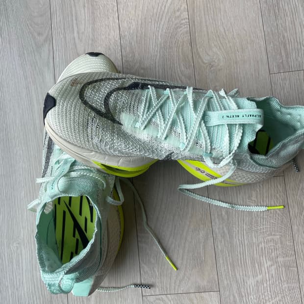 나이키 알파플라이 넥스트 2% 민트 폼 런닝화 255