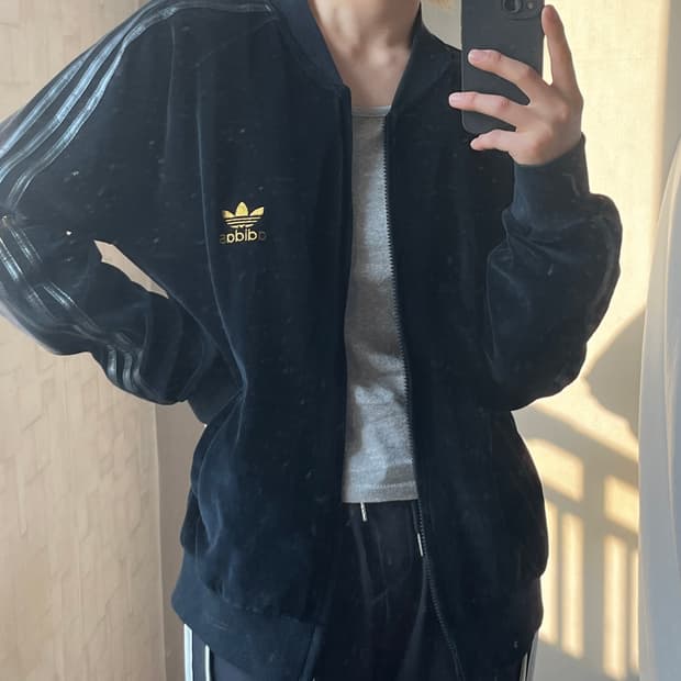 Adidas velvet jersey