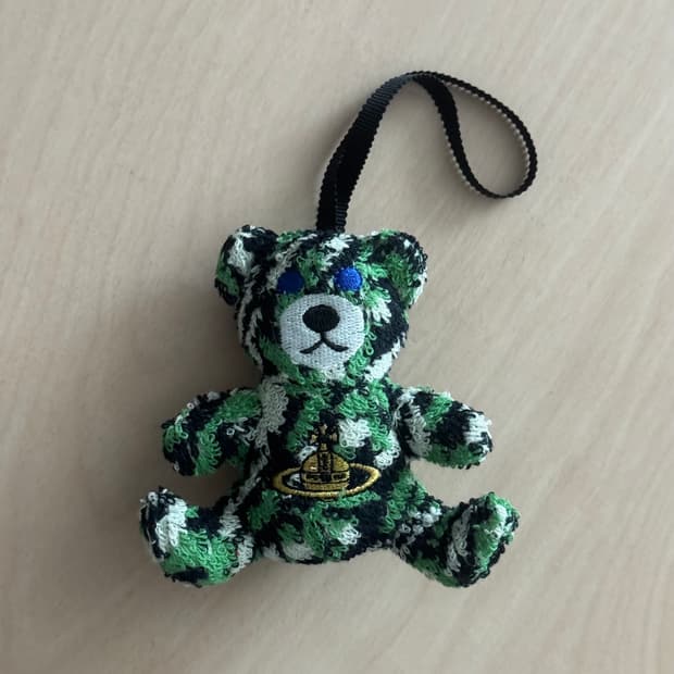 비비안웨스트우드 베어 곰인형 곰돌이 인형키링 백 참