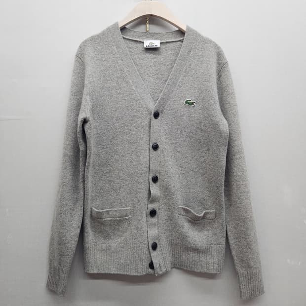라코스테 로고 울 가디건 3(S)