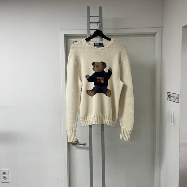 폴로 랄프로렌 싯다운 베어 니트 S