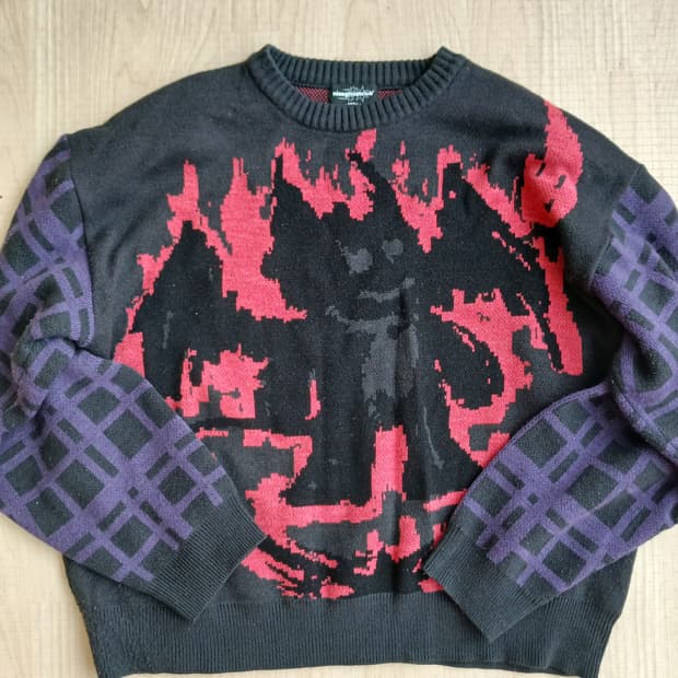 나이트고스트클럽 데빌 니트 S 고스펑크룩