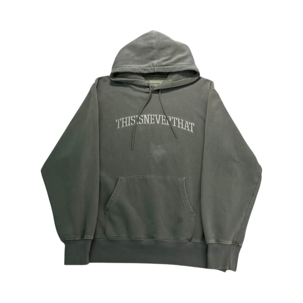 100 디스이즈네버댓 그린 후드티