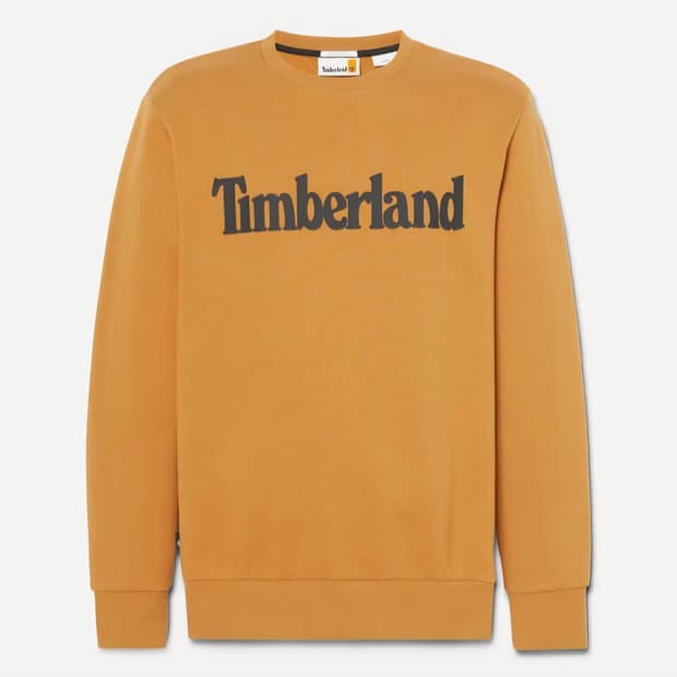 팀버랜드 로고 크루 스웻셔츠 L 