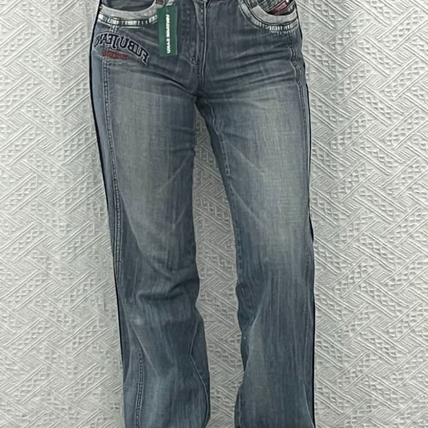 푸부 올드스쿨 Y2K 데님 팬츠 27인치 C06464