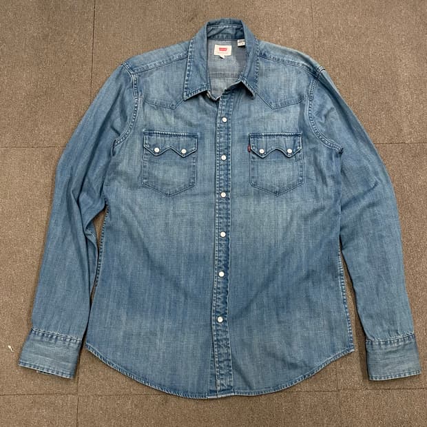 levis 리바이스 웨스턴 데님 셔츠 m