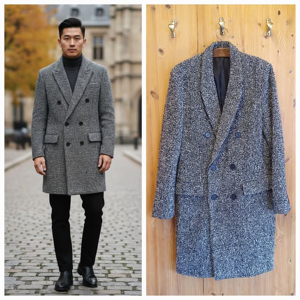 90.부클레 울 코트