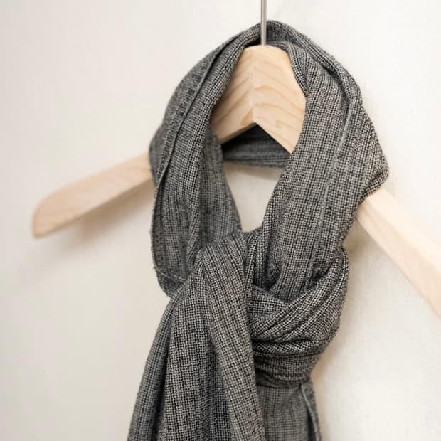 [새상품] 서스테인 보일드울 트위드 머플러