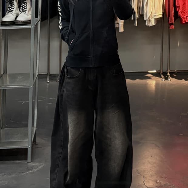 홀리스터 1922 딱붙핏 후드집업 A3733