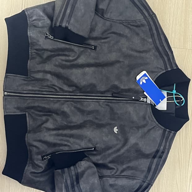 아디다스 레더 자켓