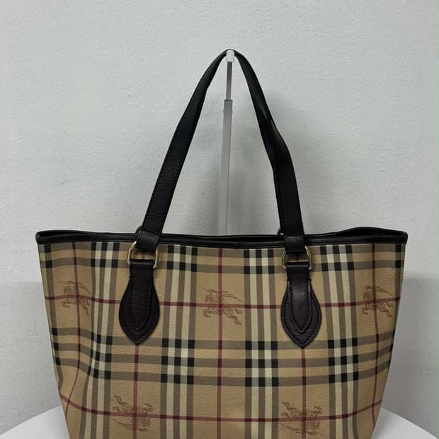 버버리 노바체크 쇼퍼 토트백