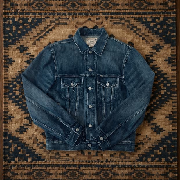 박성진 착용)폴로 페이디드 데님 트러커