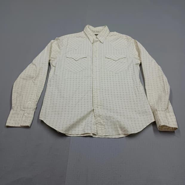 RRL 더블알엘 아웃로 프린트 웨스턴 셔츠 화이트