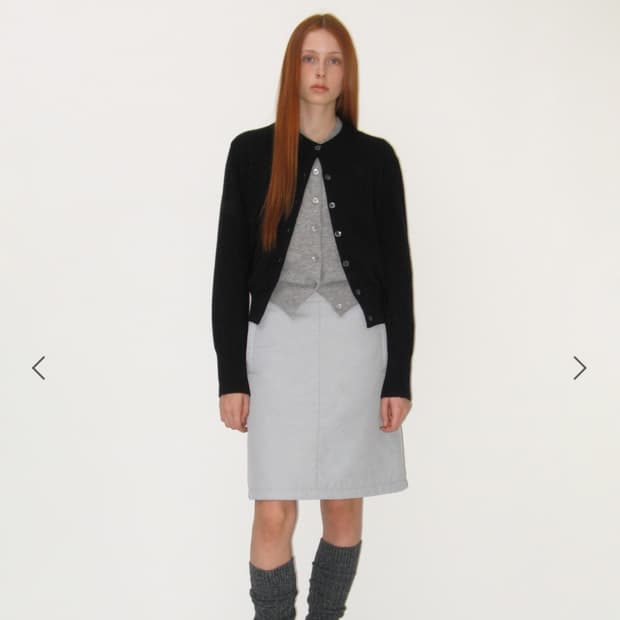 썬번프러젝트 패딩 스커트