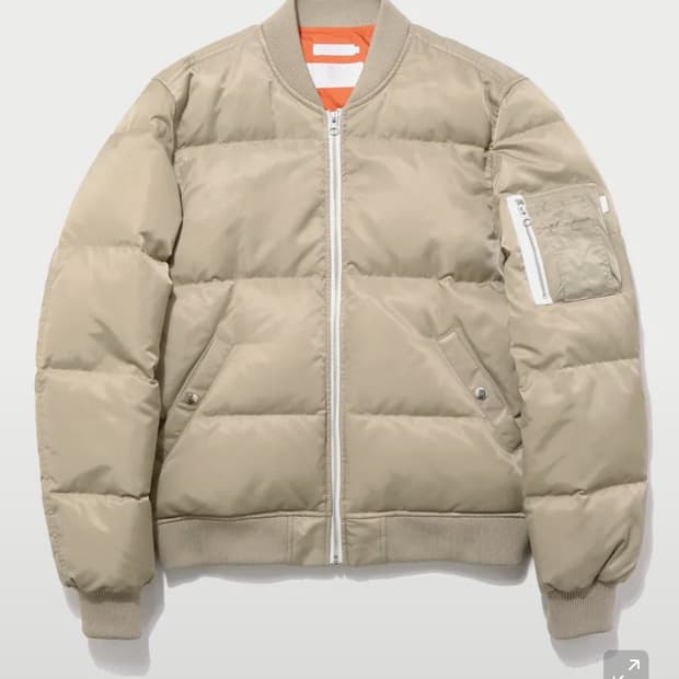 디스이즈네버댓 MA-1 오리털 점퍼 남자100