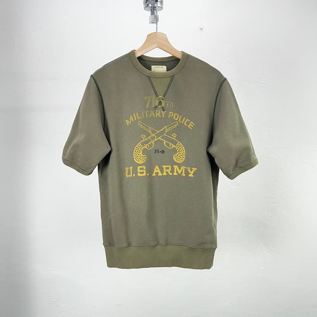 스포츠웨어 MFG US ARMY 하프 스웻 셔츠