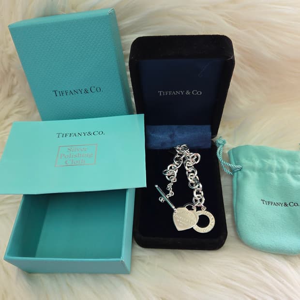 (정품)티파니앤코 리턴 투 티파니 하트 태그 토글 팔찌