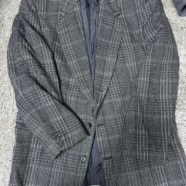 이태리제 발리 체크블레이저 사이즈 105