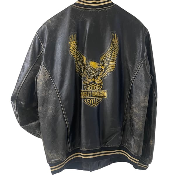 [할리데이비슨] Cowhide 레더 자켓 / L