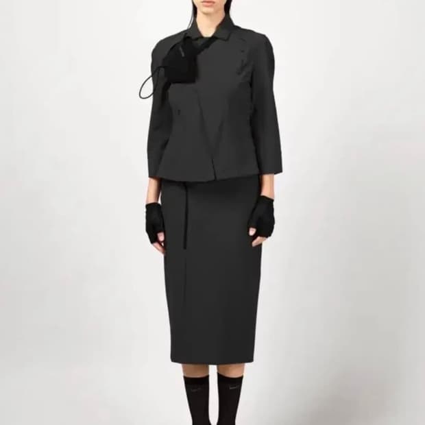 혜인서 펜슬 스커트 블랙