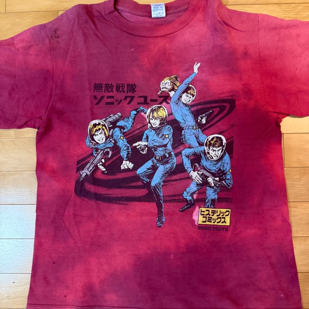 90s 소닉 유스 Hysteric Astronaut 티셔츠 L