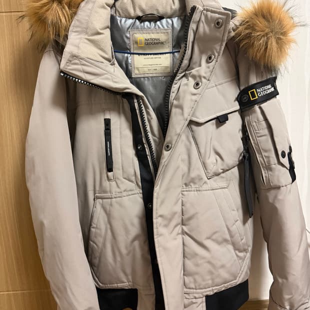 내셔널지오그래픽 숏패딩 S