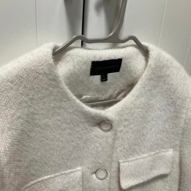 Tweed jacket white S