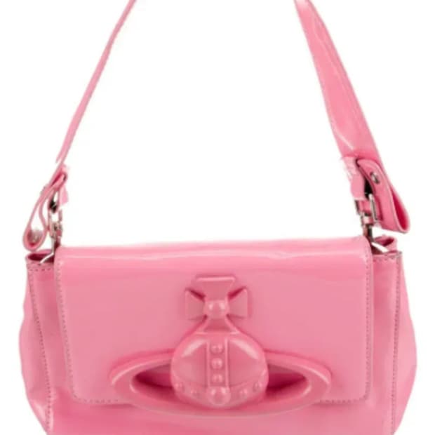 비비안웨스트우드 헤이즐 페이던트 핑크 숄더백