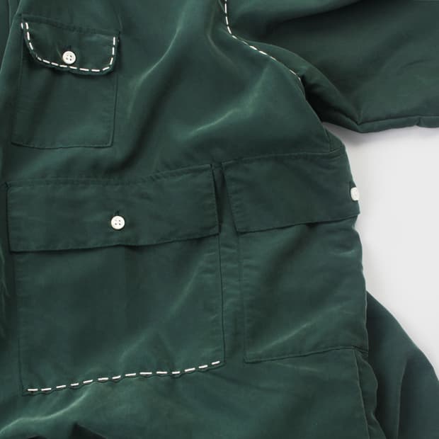 KURO Hand Stitch Overshirt (Made In Japa