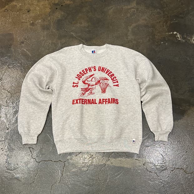 90s Made in USA Russell 러셀  유니버시티스웻셔츠 L