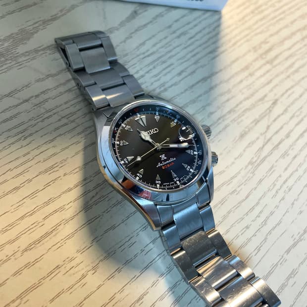 세이코 알피니스트 spb117j 상어이빨 인덱스