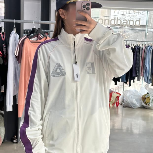 팔라스 x 엘튼 존 22SS 벨루어 져지 트랙자켓 데드스탁