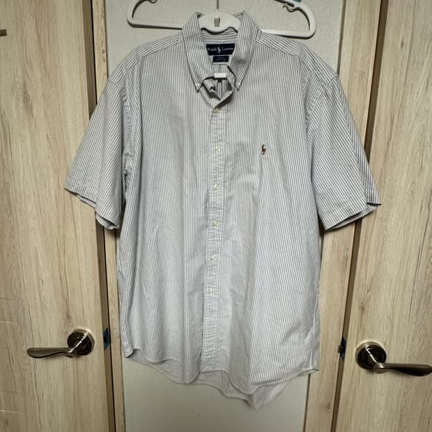 [POLO] 폴로 랄프로렌 90s BLAKE 스트라이프 반팔 셔츠 (L)