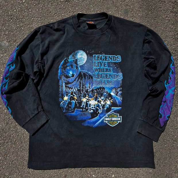 할리데이비슨 울프 프레임 롱슬리브