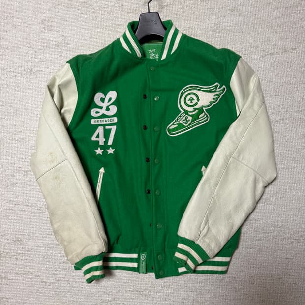 빈티지 울 바시티 자켓
