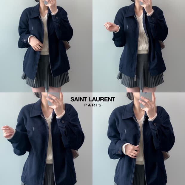 입생로랑 울 자켓