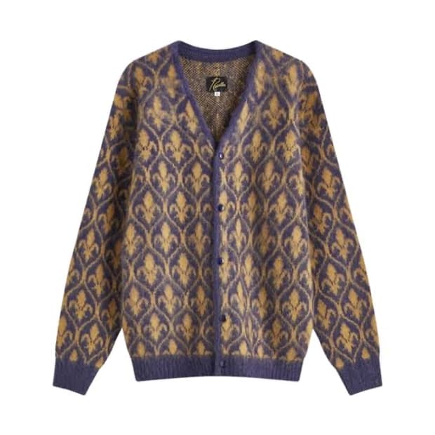 니들스 오너먼트 모헤어 가디건