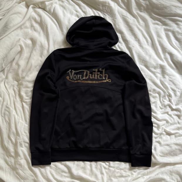 Von Dutch 후드집업 y2k 큐빅