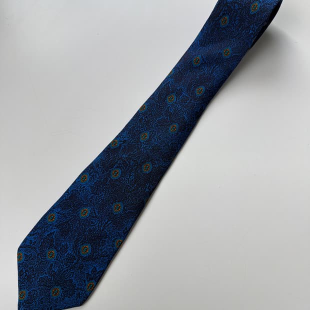 챨스쥬르당 (Charles Jourdan) 실크 넥타이 7.8cm