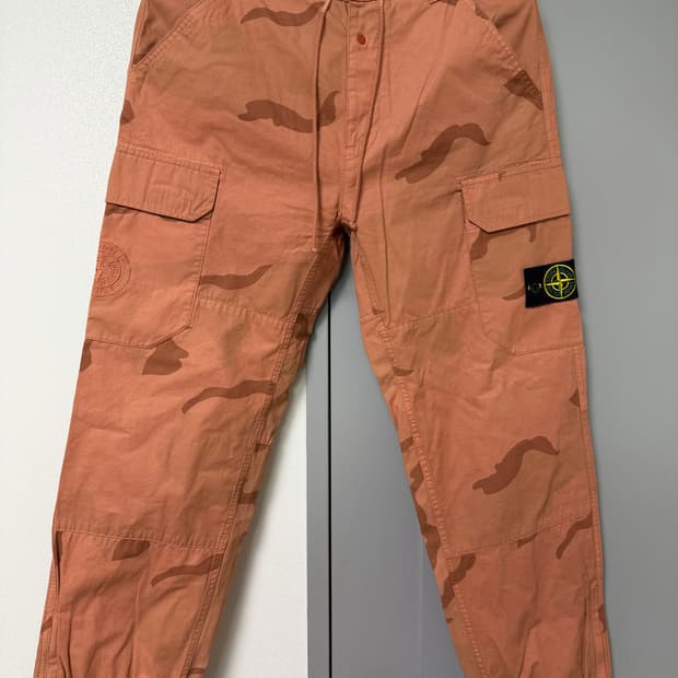 슈프림 스톤아일랜드 카모 카고팬츠