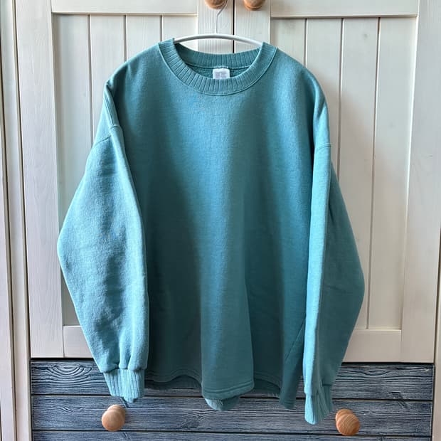 90s 미제 러셀 스웻 셔츠 맨투맨 민트 라지 L  사이즈