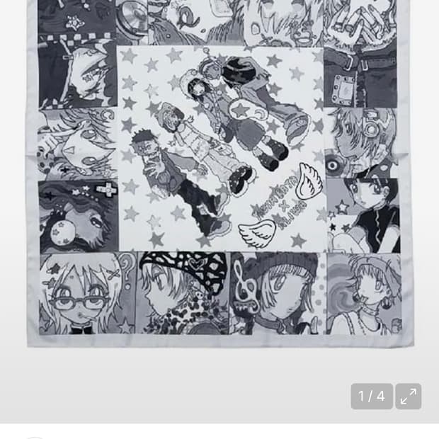 Oliwa 콜라보 Mono Square Bandana