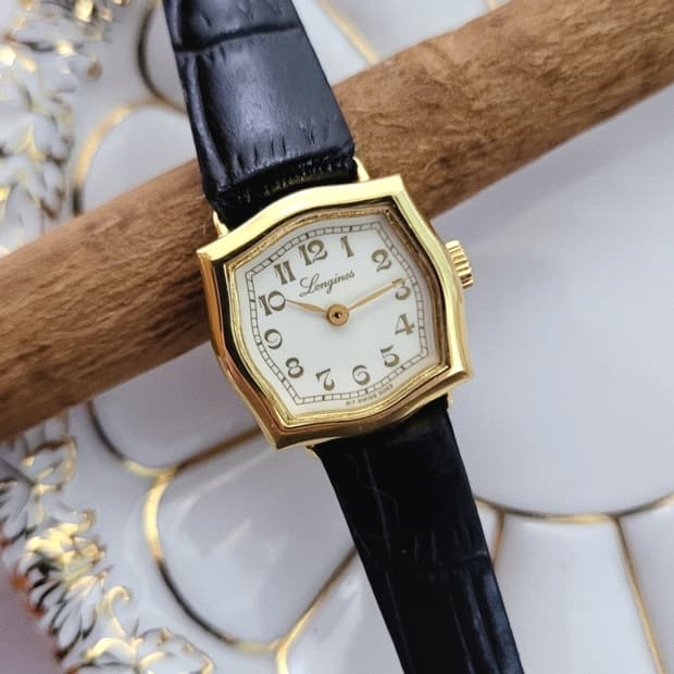 정품 론진 심파티 817.5093 로저드뷔 디자인 수동시계