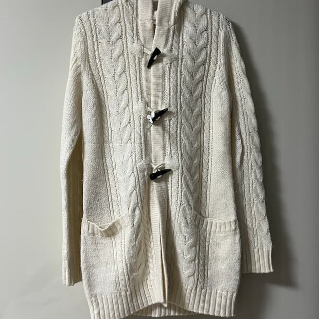 유니클로 떡볶이 후드 니트