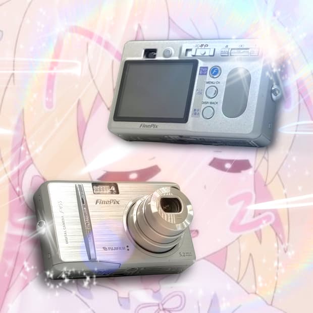[소프트톤!] 후지필름 Finepix F455 실버 디지털카메라