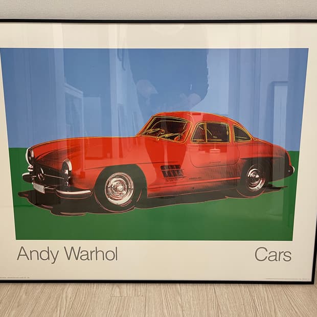 메르세데스 벤츠 x 앤디워홀 아트 포스터 AD1986 BENZ 300