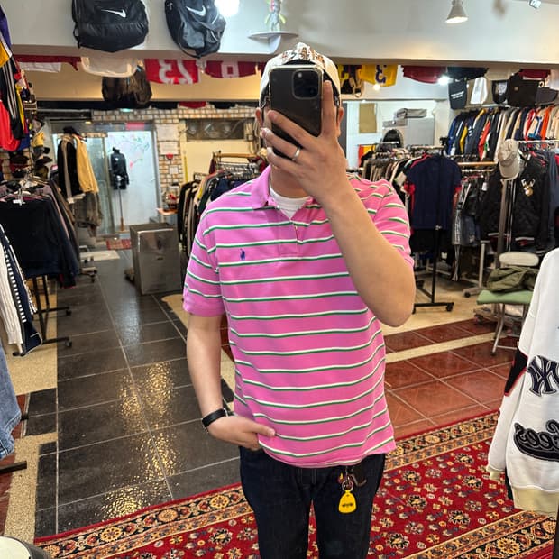 폴로 랄프로렌 커스텀핏 반팔 카라티