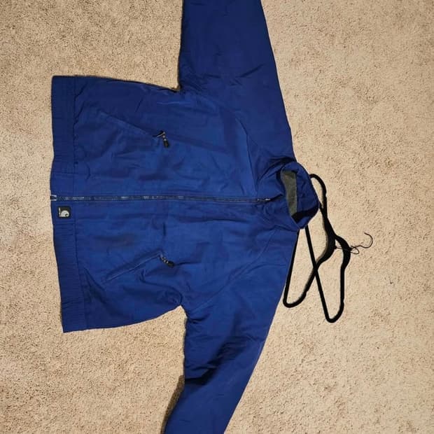 칼하트 블루 윈드브레이커 숏 자켓 2xl