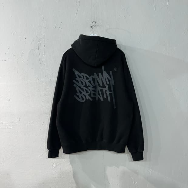 브라운브레스 오버핏 기모 후드티 95