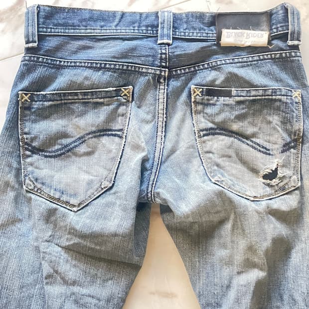LEE 라이더스 블랙스티치 일본 빈티지 청S사이즈
